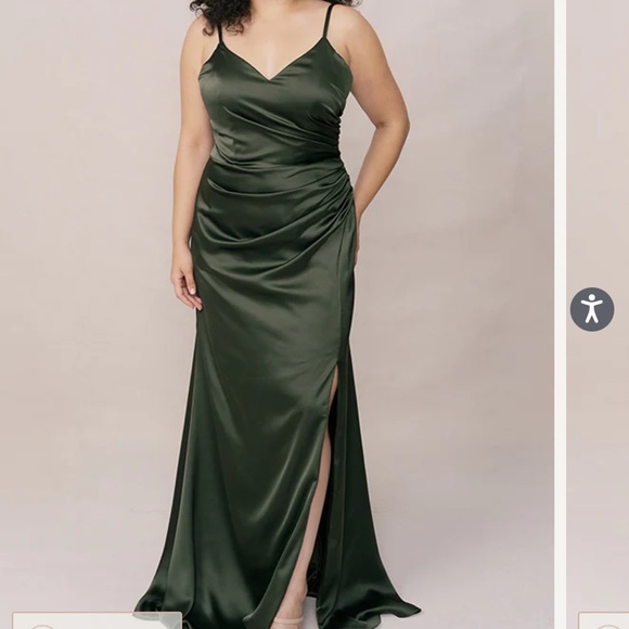 NWT Revelry Rory Satin Dress - Picture 2 of 5